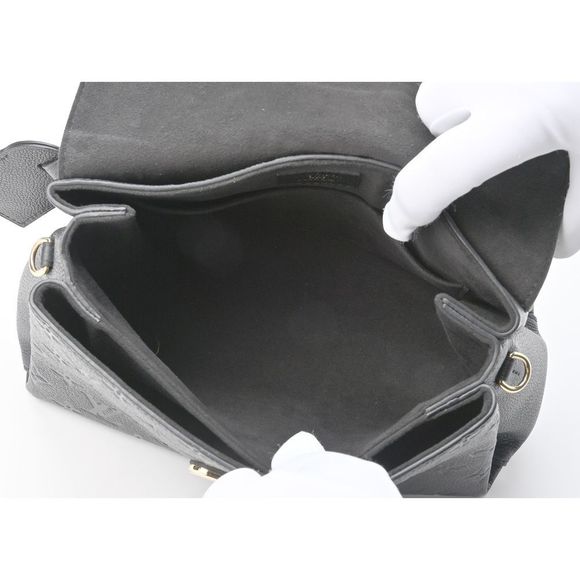 Louis Vuitton Handbag Georges BB Shoulder Bag Noir Black - Picture 8 of 10